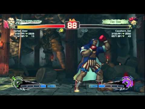Sertali_Ozer (Balrog) Vs Casshern_Sei (Akuma) SSF4 AE Ranked Matches - PSN
