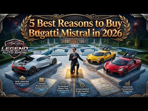 SECRET $30,000,000 Hypercar Arrival & 5 Reasons to Buy Bugatti Mistral || Legend Auto Show 