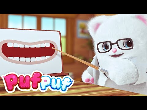 Cantece Puf Puf - Un dinte-am pierdut 🦷 Copiii învață despre dințișori
