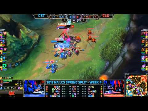 CST Cris Outplaying Zionspartan and Xmithie - CST vs CLG Game 1 (NA LCS Spring 2015)