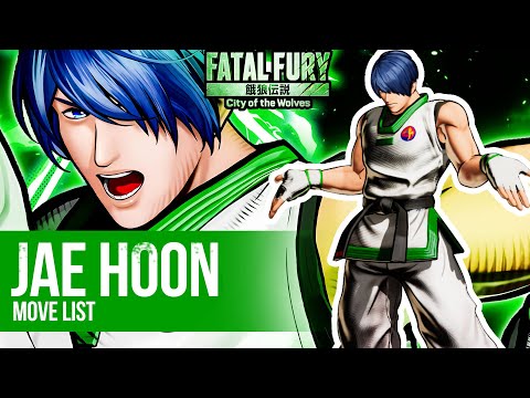 JAE HOON MOVE LIST - Fatal Fury: City of the Wolves (COTW)
