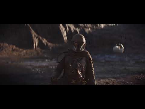 Mando & Baby Yoda/Grogu vs Mudhorn - The Mandalorian Season One (2019)