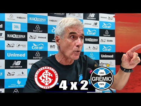 Entrevista coletiva Luis Castro após Internacional 4x2 Grêmio