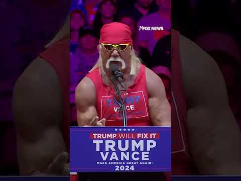  Hulk Hogan speaks at Trump's Madison Square Garden rally in New York City 