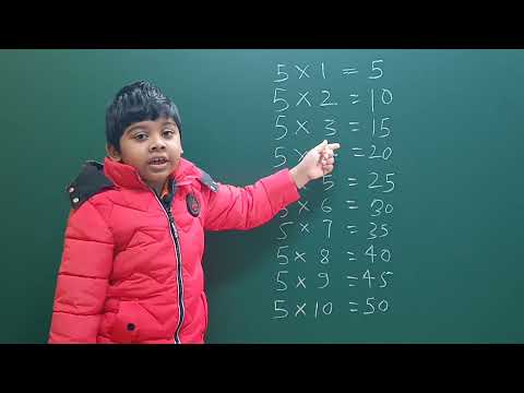 Table of 5 by Little Yash Sir || LRNR Wonder Kid || LRNR Classes