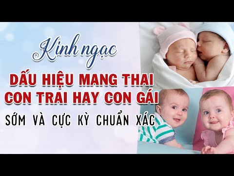 [Chính Xác] 13 Dấu hiệu nhận biết giới tính thai nhi con trai hay con gái
