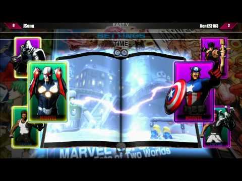 Curleh Mustache East 5 Qualifer - UMVC3 - Jsong vs Ken123103