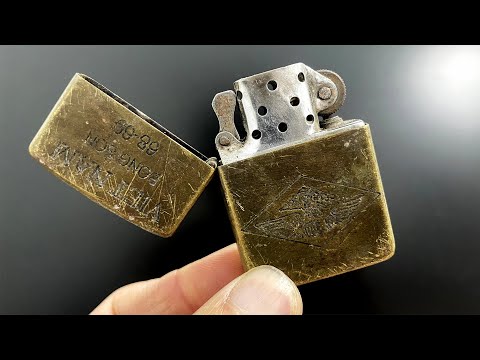 This 50+ Year Old Vietnam War Zippo Lighter Still Works After This Fix 😱