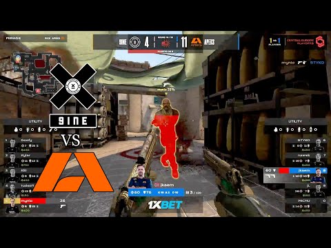 LAST CHANCE !! APEKS vs 9INE - HIGHLIGHTS - MIRAGE - Central Europe Playsoff CSGO 2022
