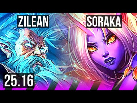 ZILEAN & Zeri vs SORAKA & Kai'Sa (SUP) | 6/1/17 | EUW Master | 25.16