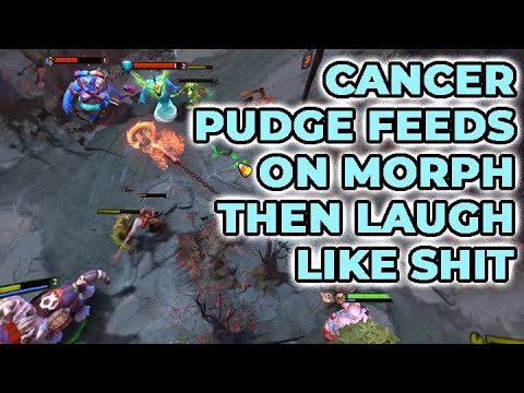 cancer pudge feeds on morph then laugh like sh*t