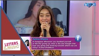 Fatima Lagueras promotes her debut single "Pang Habang Panahon" (NET25 LETTERS AND MUSIC)