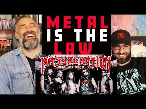 Massacration  -  Metal is The LAW (OFFICIAL VIDEO) REACTION