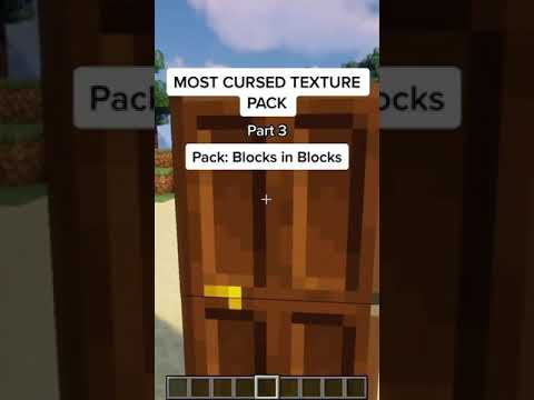 Atif X Live - Minecraft Cursed Block In Block Texture Pack | #shorts #back #viral