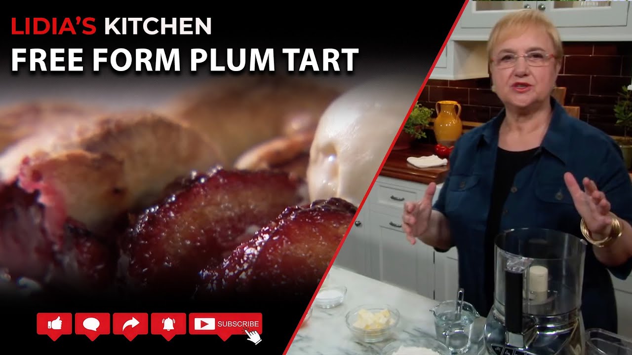 Free Form Plum Tart