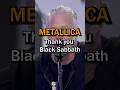 METALLICA James Hetfield On Black Sabbath Back To The Beginning Night Ozzyosbourne Metallica