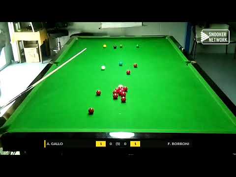 SAVONA BILLIARDS CLUB - REG. FIBIS LIGURIA CAT. B 2020/21 - A. GALLO vs F. BORRONI