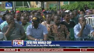 2018 World Cup: Fans Erupt In Joy After Nigeria Win