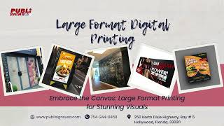Revolutionizing Large Format Digital Printing: Transforming Visions into Reality | PublsignsUSA