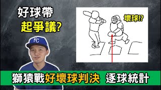 [分享] Josh 0325獅猿戰好壞球判決逐球統計