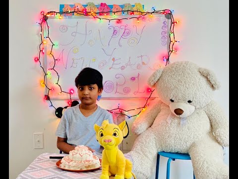 Ashrith’s new year celebrations