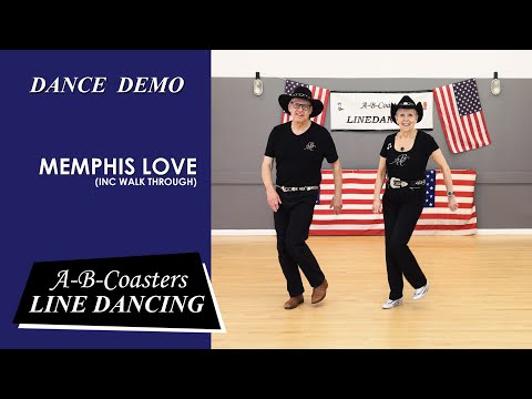 MEMPHIS LOVE - Line Dance Demo & Walk Through
