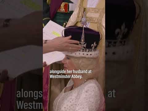 The moment Camilla is crowned Queen at UK coronation
