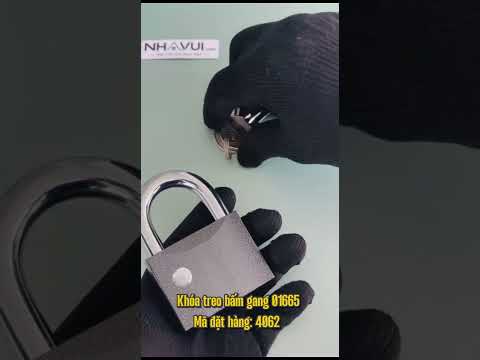 Khóa treo bấm gang Việt Tiệp 01665