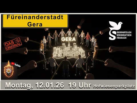 Füreinander und Miteinander in Gera trotz innerer und äußerer Störversuche