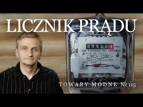 Licznik energii elektrycznej, zwany licznikiem prądu [TOWARY MODNE 115]