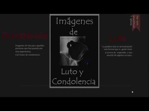 Imágenes de Luto y Condolencia Video