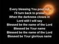 Blessed Be Your Name (worship video w/ lyrics)