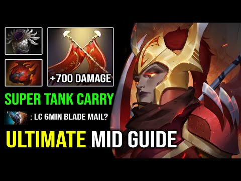 How to Carry Mid LC in 2023 Like a Pro with Super Tank Heart +700 Damage Per Attack Dota 2