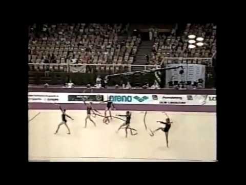 ESTONIA 3 ribbons 2 hoops - 1999 Europeans Budapest AA