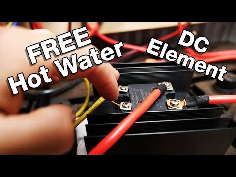 Off Grid Hot Water - DC Hot Water Heater Element Dump Load