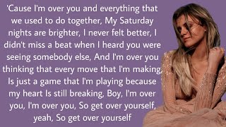 GET OVER YOURSELF LYRICS KELSEA BALLERINI