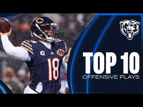 TOP 10: Offensive plays of the 2025 season| Chicago Bears