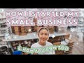 Download Subtitles for How I Started My Small Business Video