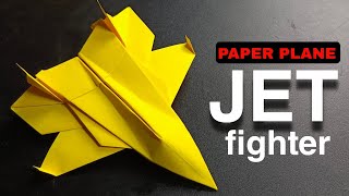 Best Fighter Jet Origami, How to make a JET FIGHTER Paper Airplane, Paper Jet Easy