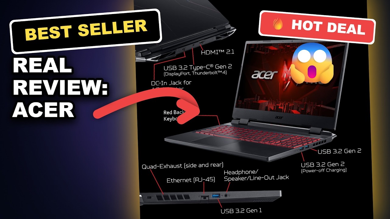 Real Review: Acer Nitro 5 Gaming Laptop 12th Gen Intel Core i5 12500H RTX 3050 Ti Performance