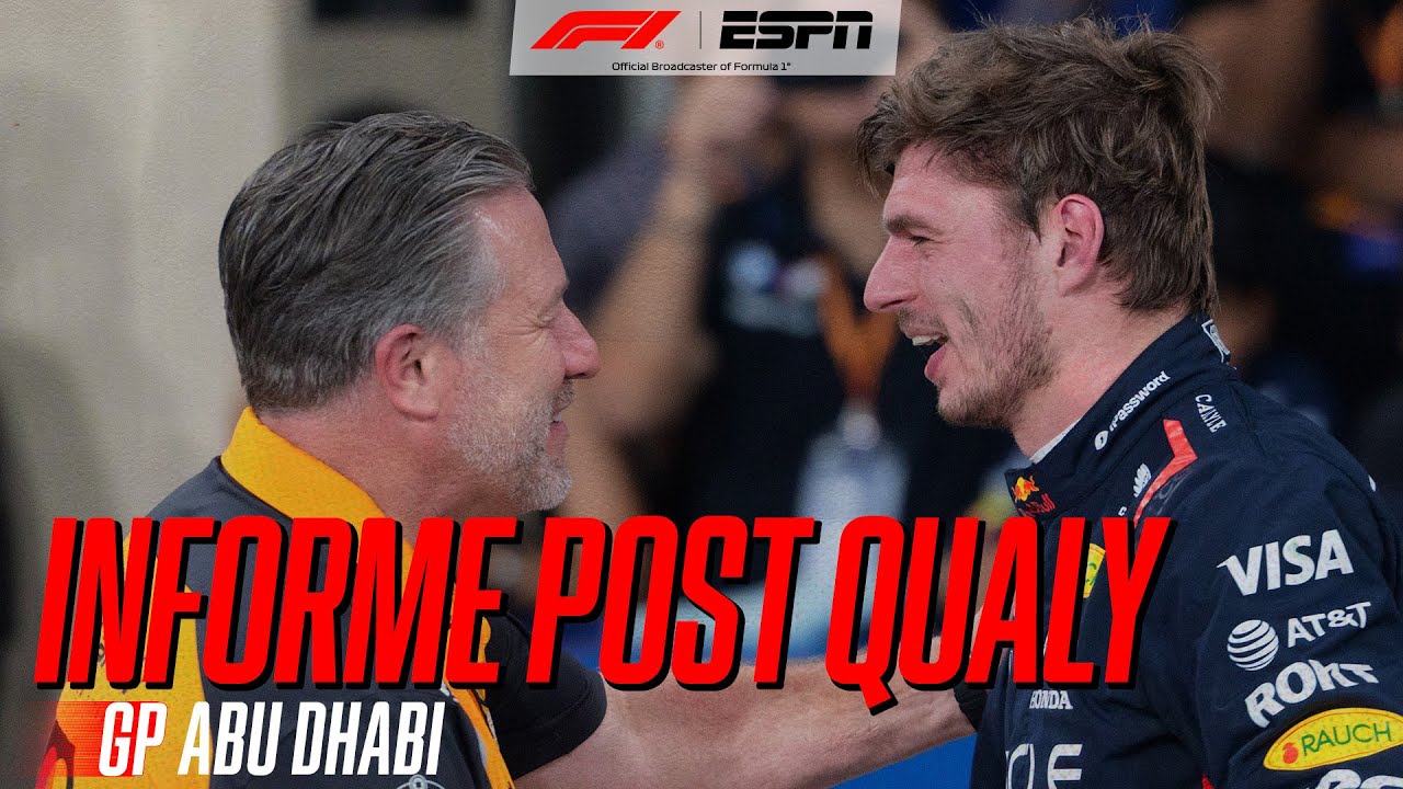 VERSTAPPEN PROMETE DAR PELEA HASTA EL ÚLTIMO MINUTO EN ABU DHABI | ANÁLISIS DE LO QUE DEJÓ LA QUALY