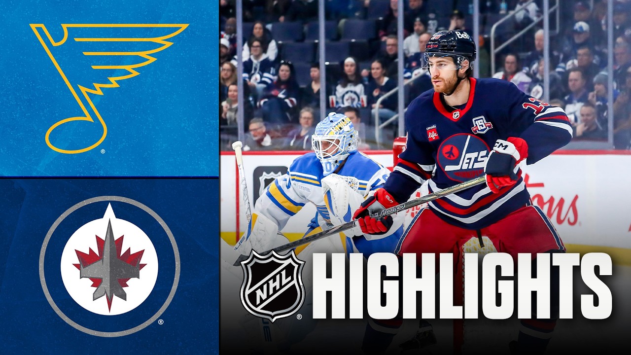 Blues vs. Jets | NHL Highlights | March 15, 2026