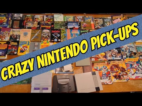 Crazy Retro Nintendo Games Pickups! SNES NES N64 CIB