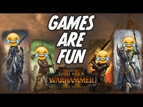 Games Are Fun - Empire vs High Elves // Total War: WARHAMMER II Multiplayer Battle