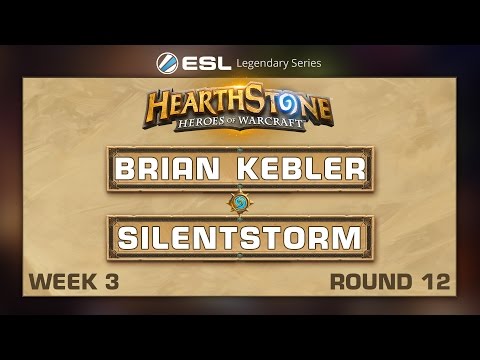 Hearthstone - Brian Kibler vs. SilentStorm - ESL Legendary Series - Week 3 R12