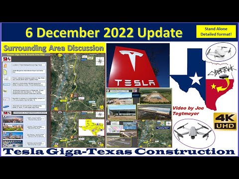 Greater Giga Texas Infrastructure, Maps & Area Discussion! 6 December 2022 (4K)