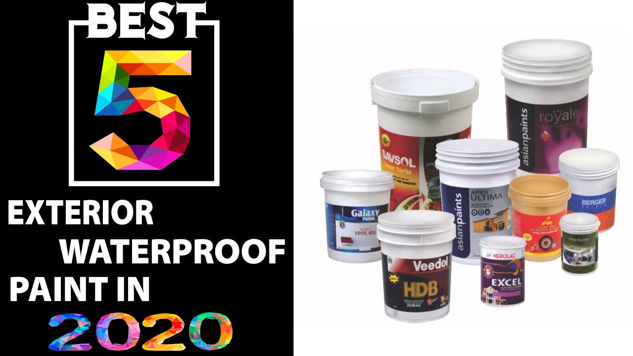 Best 5 Exterior Waterproof Paints | Best Exterior Wall Paints | Best Paint for Exterior Walls } 2020