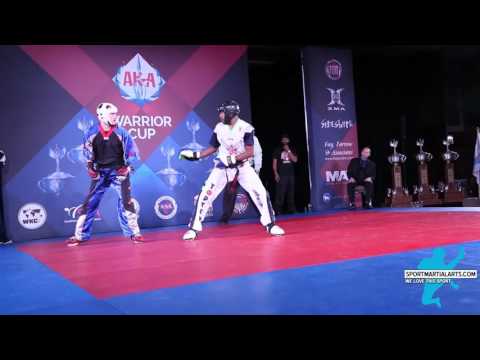 Jason Grenier v Kevin Walker Mens Sparring Final Fight 2016 AKA Warrior Cup