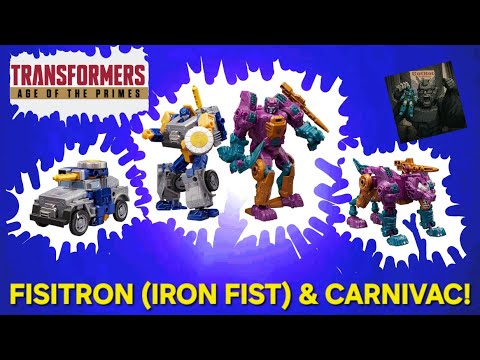 Transformers AOTP Wreck N Doom Fisitron (Iron Fist) and Carnivac - GotBot True Review NUMBER 1290