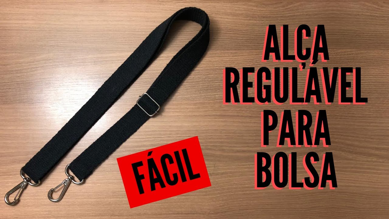 Watch Now Como fazer ALÇA de Bolsa / Alça regulável Como fazer ALÇA de Bolsa / Alça regulável